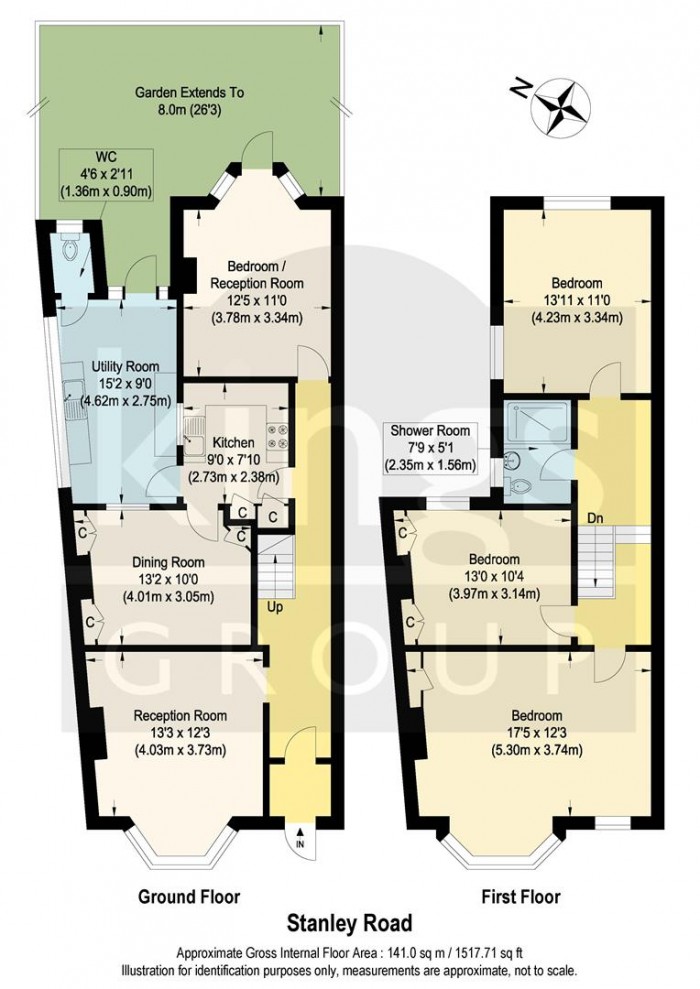 Floorplan for Stanley Road, Edmonton, N9