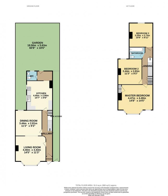 Floorplan for Shelbourne Road, London