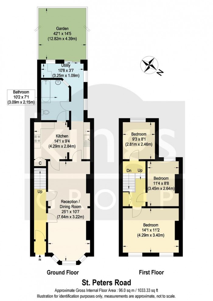 Floorplan for St. Peter's Road, Edmonton, N9