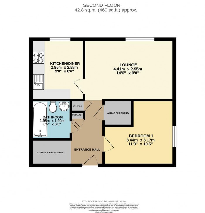 Floorplan for Potter Street, Harlow