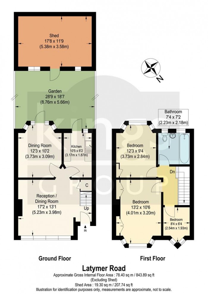 Floorplan for Latymer Road, Edmonton, N9