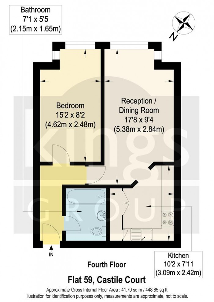 Floorplan for Eleanor Way, Waltham Cross