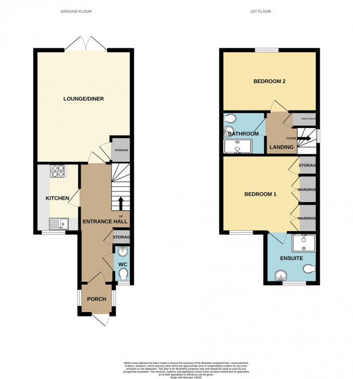 Floorplan for Ridgeways, Church Langley