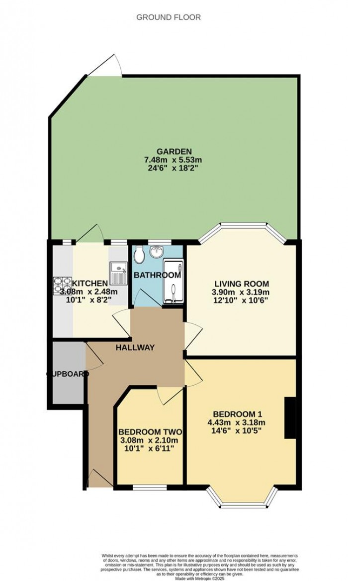 Floorplan for Briaris Close, London