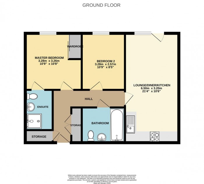 Floorplan for Mead Lane, Hertford