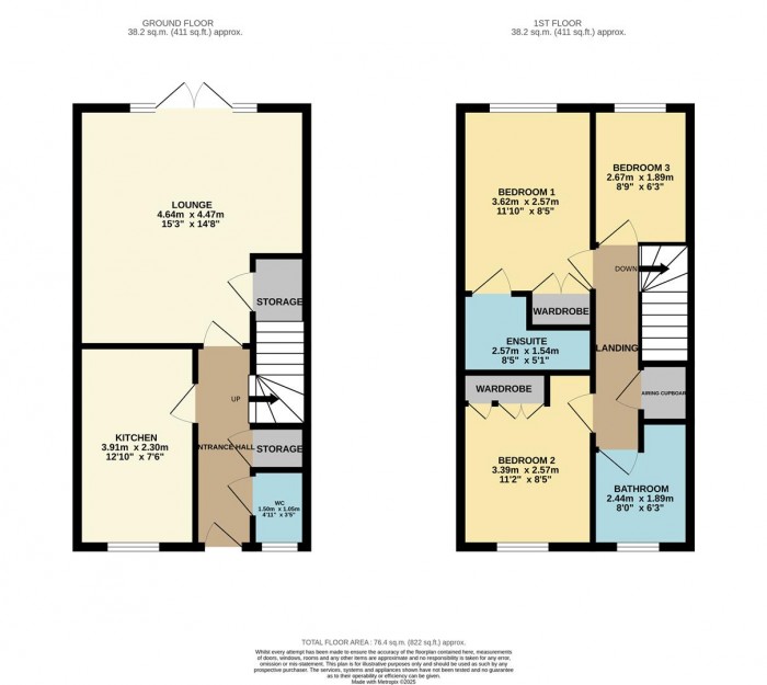 Floorplan for Stoney Fields, Watton At Stone, Hertford