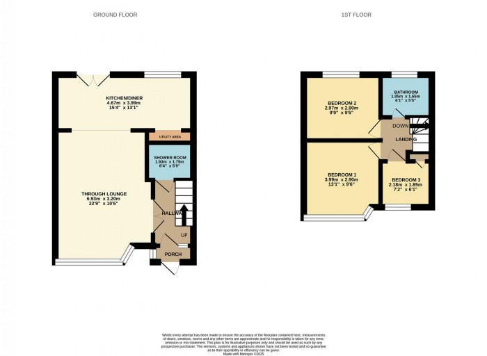 Floorplan for Tynemouth Drive, Enfield
