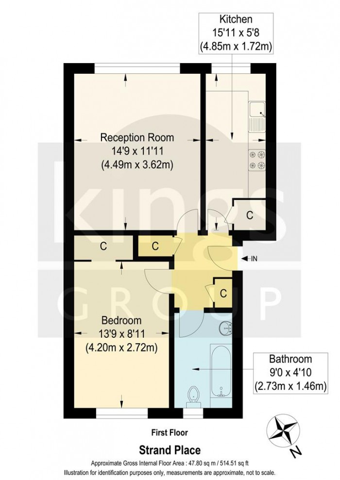 Floorplan for Strand Place, Edmonton, N18