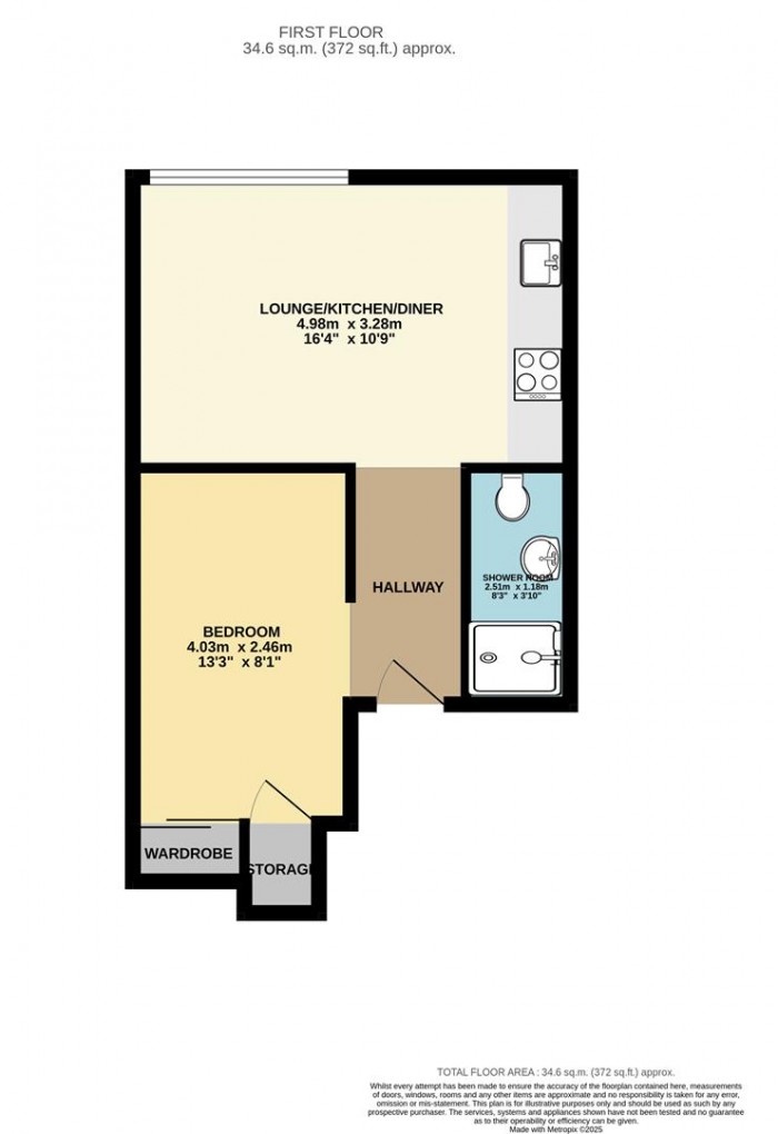 Floorplan for Hillyfield, London