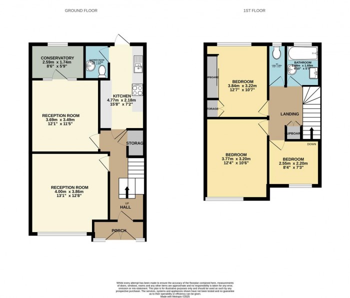 Floorplan for Tallack Road, London