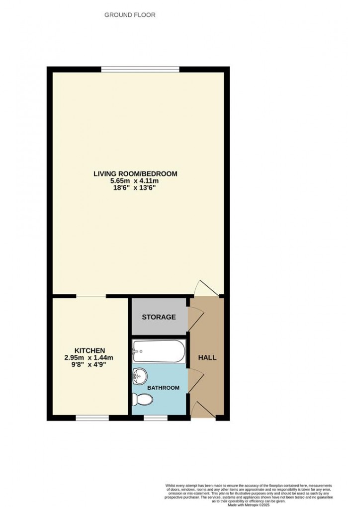 Floorplan for Willow House, Berwick Close, Waltham Cross