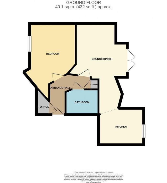 Floorplan for Newstead Way, Harlow