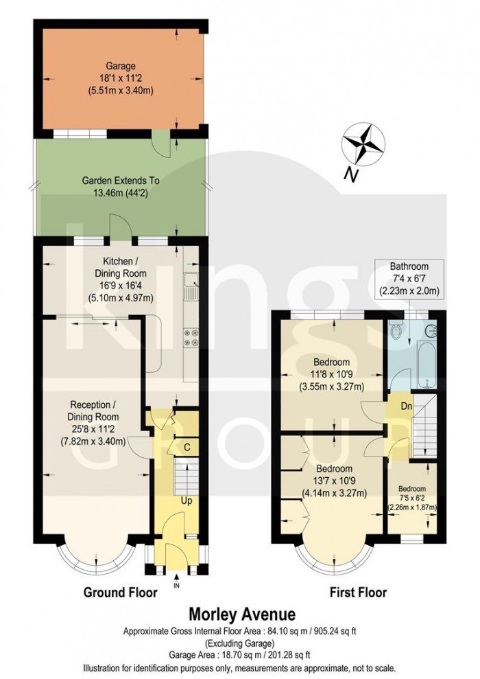 Floorplan for Morley Avenue, Edmonton, N18