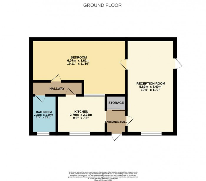 Floorplan for Tynemouth Drive, Enfield
