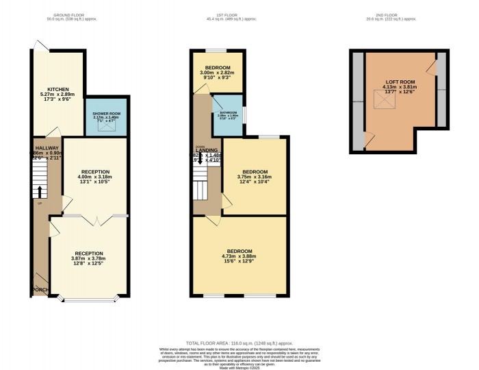Floorplan for Westbury Road, London