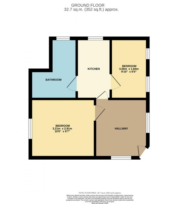 Floorplan for Westbury Road, London