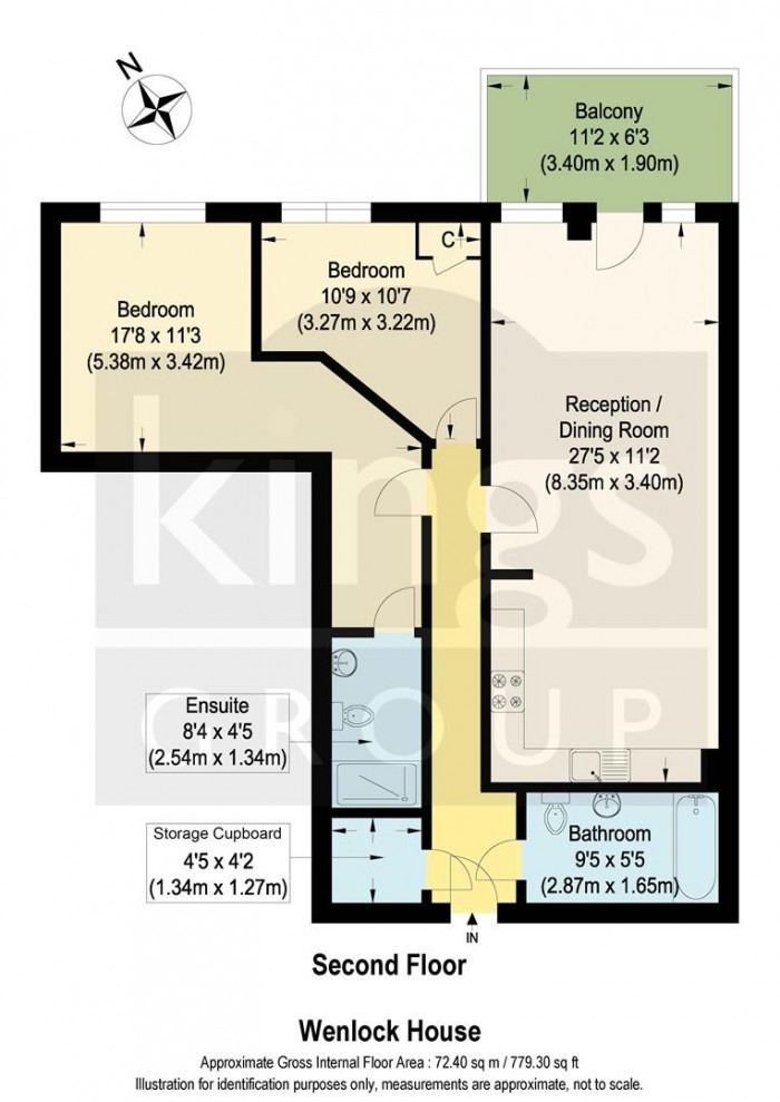Floorplan for Eaton Road, Enfield
