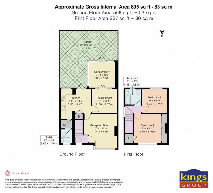 Floorplan for Middleham Road, Edmonton, N18