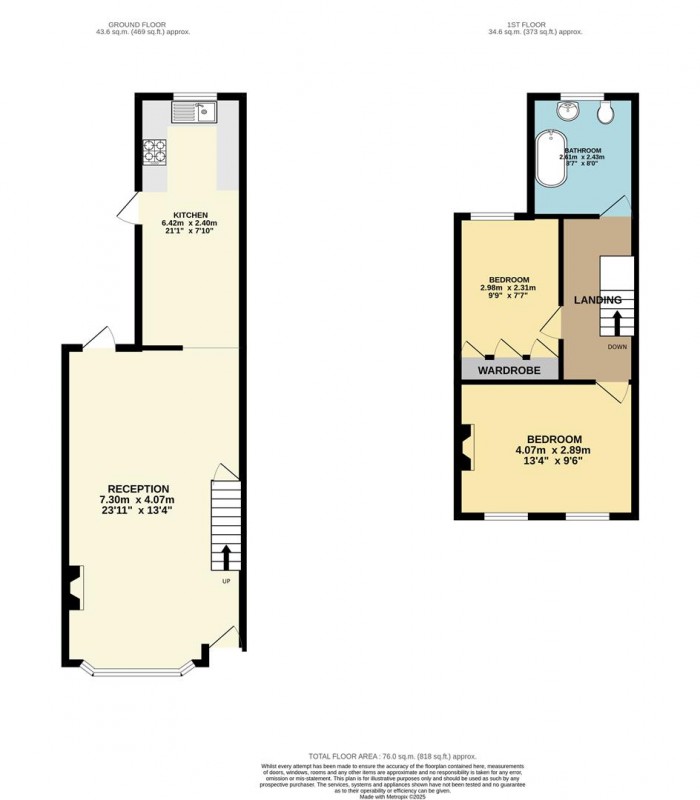Floorplan for Woodend Road, London