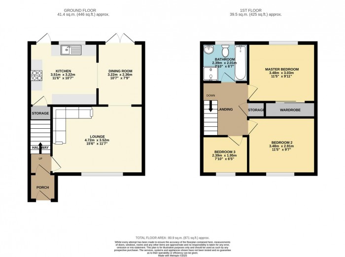 Floorplan for Joyners Field, Harlow