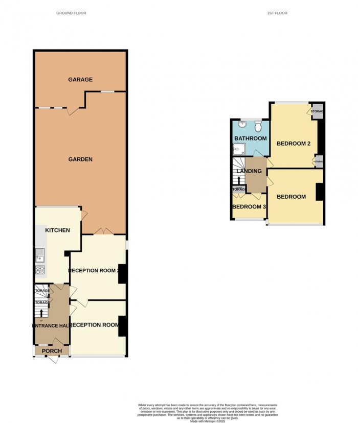 Floorplan for Winnington Road, Enfield