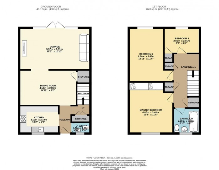 Floorplan for Berecroft, Harlow
