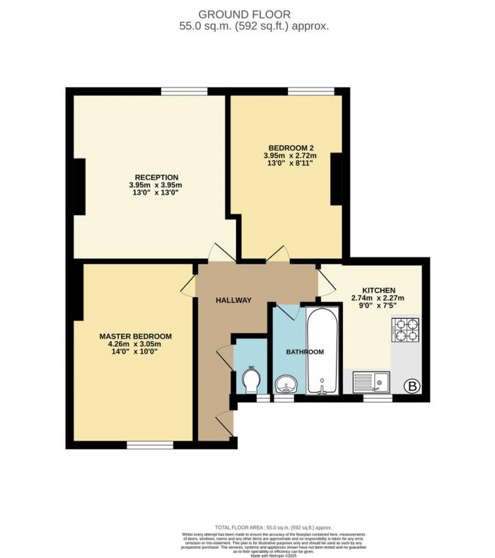 Floorplan for Stamford Hill, London