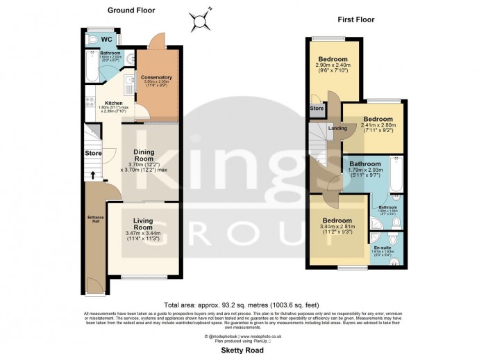 Floorplan for Sketty Road, Enfield