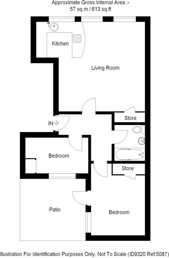 Floorplan for Mare Street, London