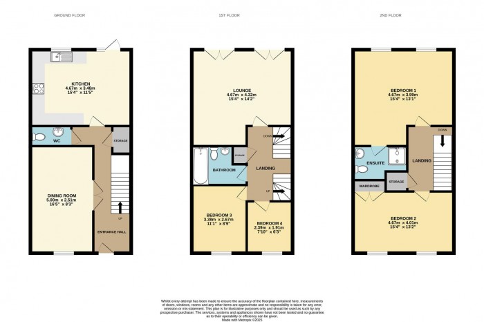 Floorplan for Robinia Road, Broxbourne