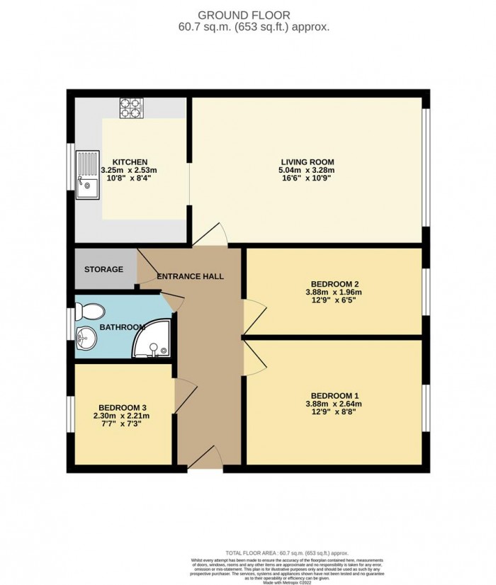 Floorplan for Mulberry Close, Broxbourne