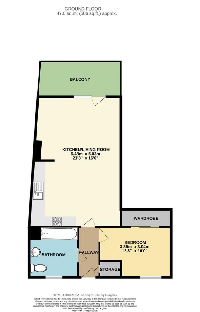 Floorplan for Coppermill Heights, Daneland Walk, London