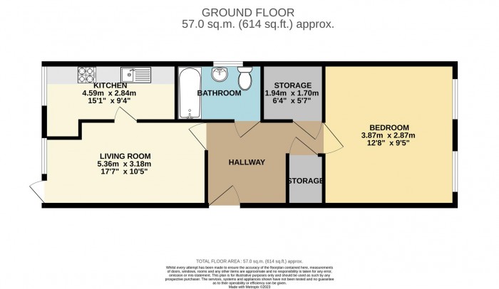 Floorplan for The Avenue, London