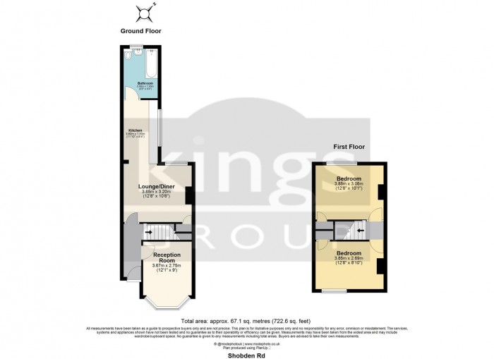 Floorplan for Shobden Road., London