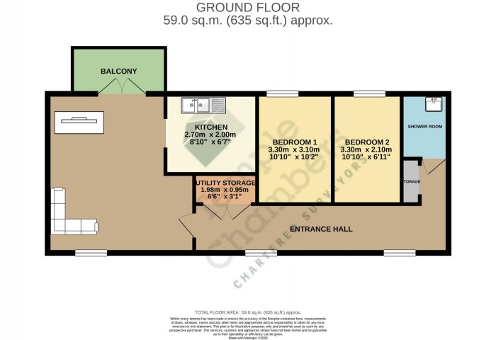 Floorplan for Hubble House, Velocity Way, Enfield