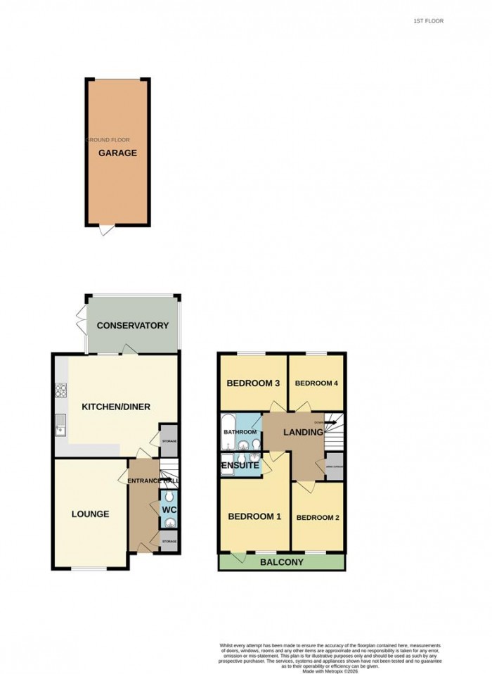 Floorplan for Nuthatch Drive, Newhall