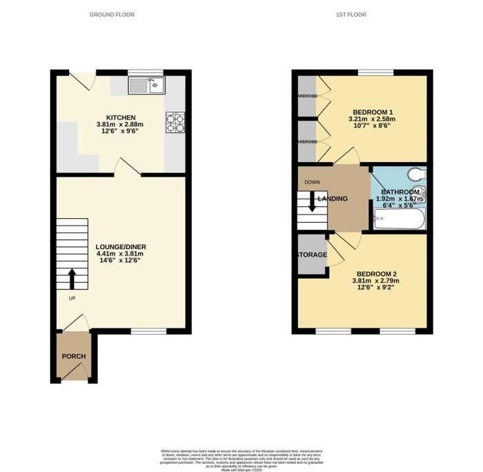 Floorplan for Ridgeways, Church Langley