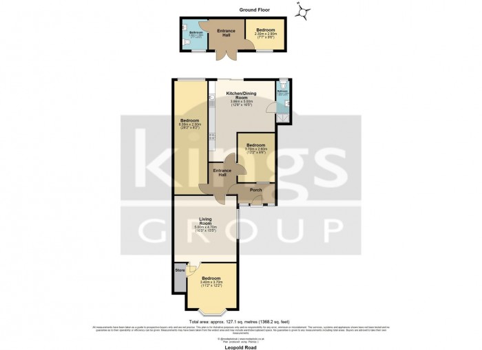 Floorplan for Leopold Road, Walthamstow