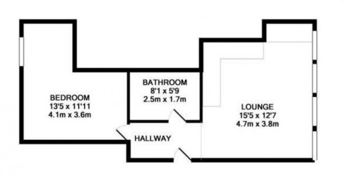 Floorplan for King Harold Court, Waltham Abbey