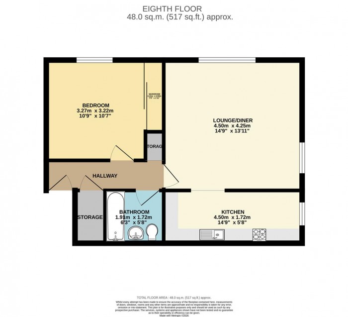 Floorplan for Nicholls Field, Harlow