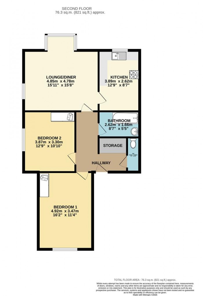 Floorplan for Sherwood House, Harlow