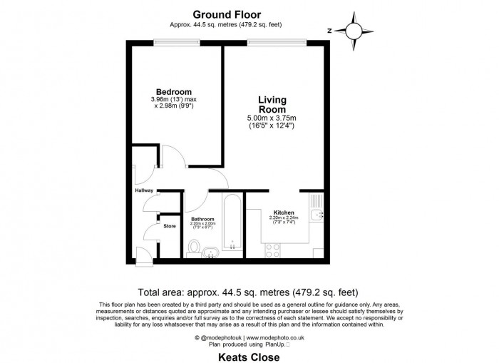 Floorplan for Scotland Green Road, Enfield