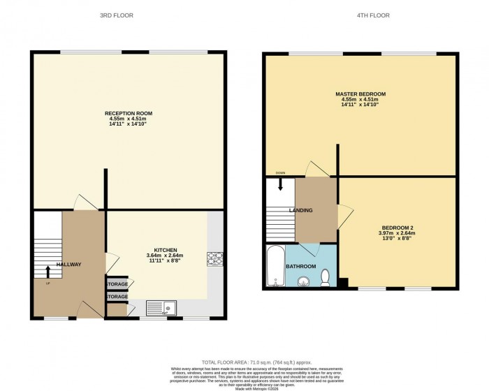 Floorplan for Northumberland Park, London
