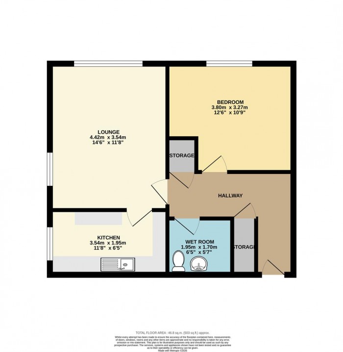 Floorplan for Nicholls Field, Harlow