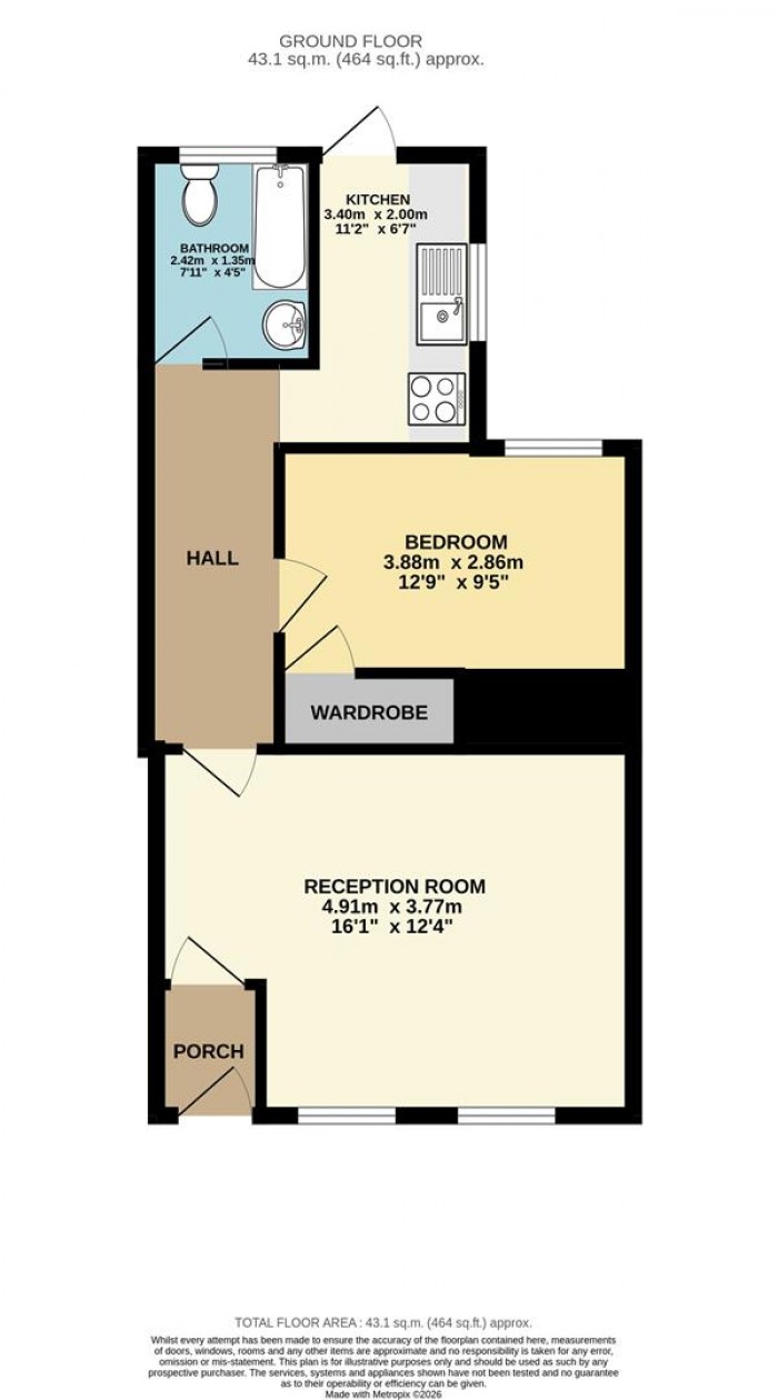 Floorplan for Chingford Road, London