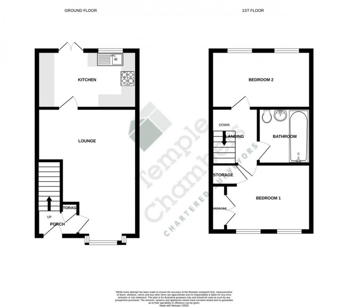 Floorplan for Hadley Grange, Church Langley