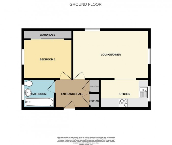 Floorplan for Aynsley Gardens, Church Langley