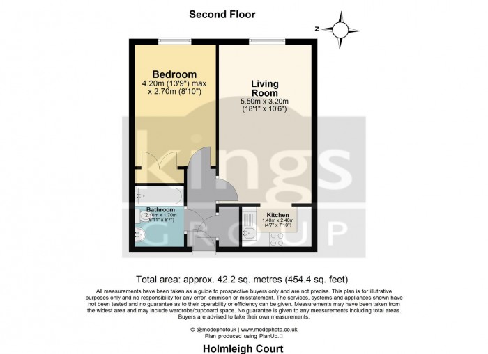 Floorplan for Holmleigh Court, Glyn Road