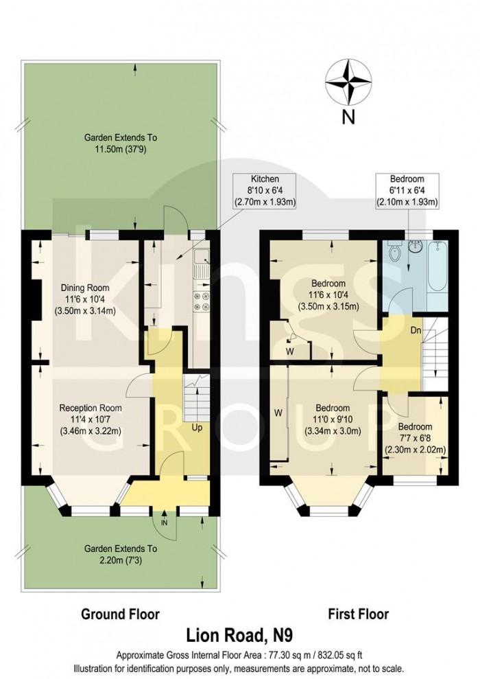 Floorplan for Lion Road, Edmonton, N9