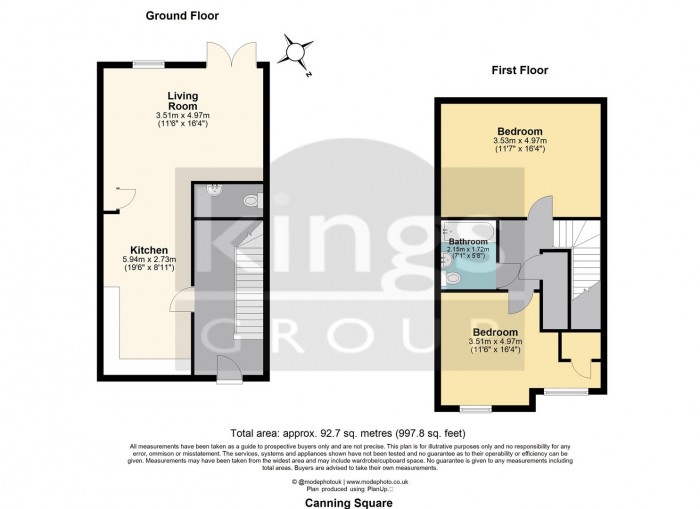 Floorplan for Canning Square, Enfield